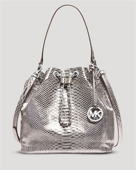 michael kors pythondrawstring bag|Michael Kors handbags.